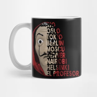 La casa de papel - Nombres De Papel Mug